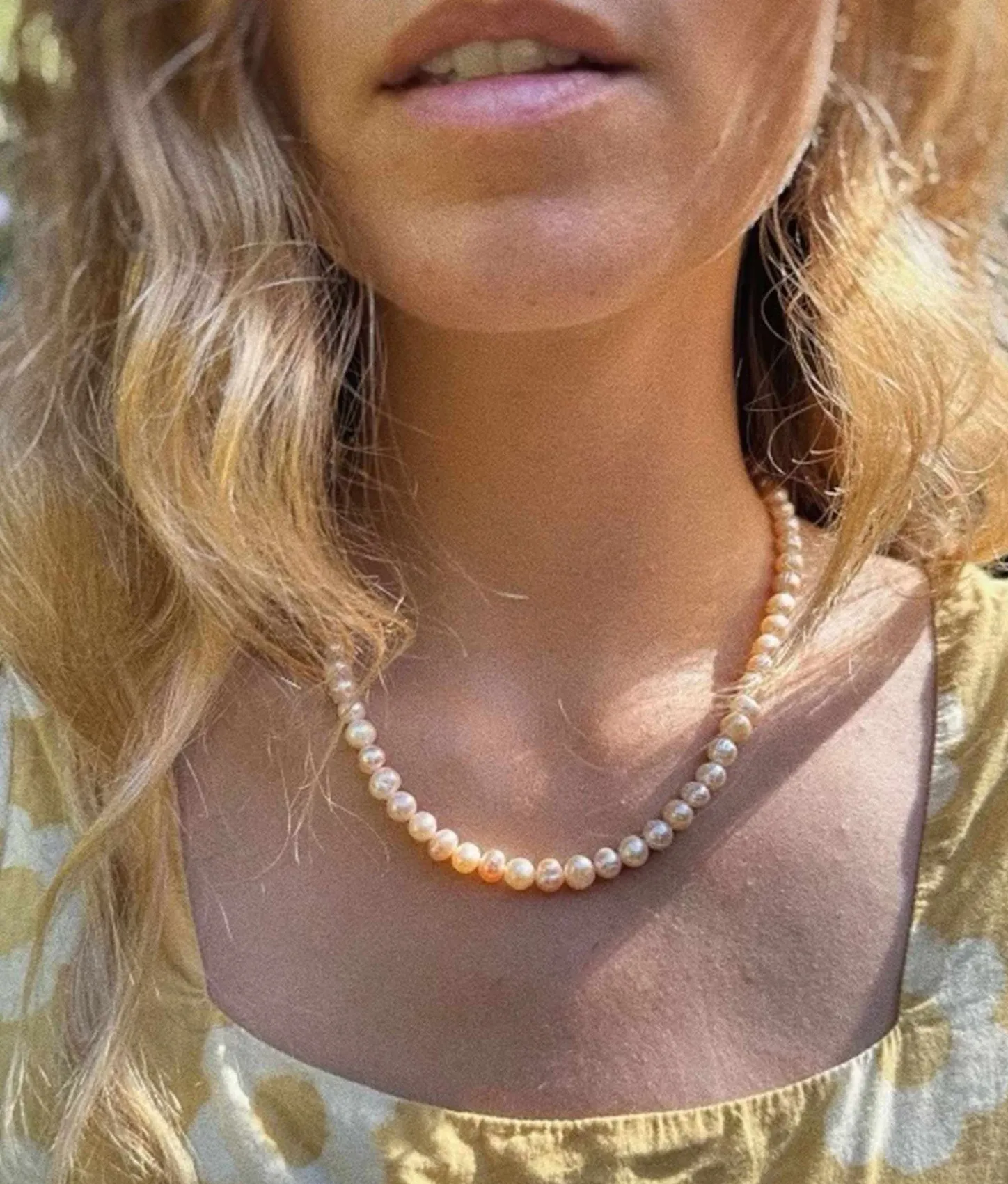 Accessories & Offerings^Christy Dawn Pearl Necklace Iridescent