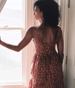 Dresses^Christy Dawn The Adele Dress Oat Straw Red