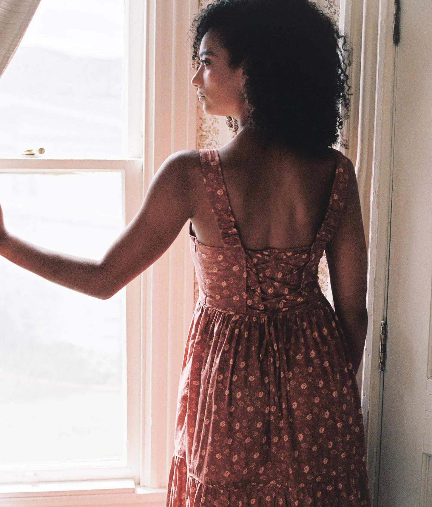 Dresses^Christy Dawn The Adele Dress Oat Straw Red