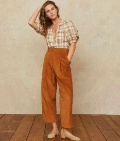Dresses^Christy Dawn The Allison Pant Cognac Corduroy