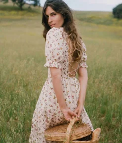Dresses^Christy Dawn The Amalia Dress Cream Garden