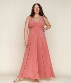 Dresses^Christy Dawn The Angelica Dress Dusty Rose Silk