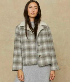 Dresses^Christy Dawn The Annika Jacket Pewter Plaid