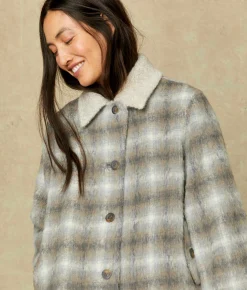 Dresses^Christy Dawn The Annika Jacket Pewter Plaid
