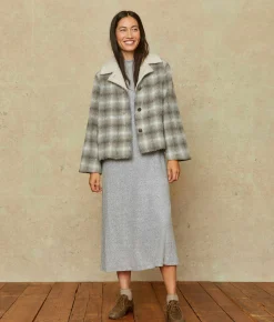 Dresses^Christy Dawn The Annika Jacket Pewter Plaid