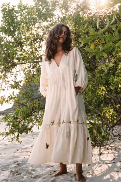 Dresses^Christy Dawn The Antonia Dress Ecru