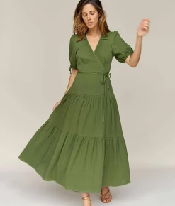 Dresses^Christy Dawn The Augusta Dress Forest Gauze