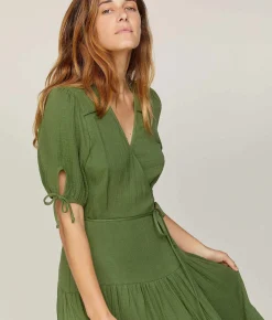 Dresses^Christy Dawn The Augusta Dress Forest Gauze