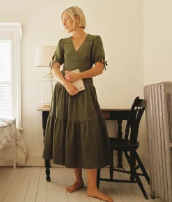 Dresses^Christy Dawn The Augusta Dress Forest Gauze
