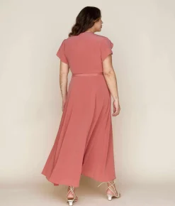 Dresses^Christy Dawn The Autumn Dress Dusty Rose Silk