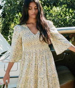 Dresses^Christy Dawn The Basil Dress Petites Larkspur Ditsy Field Silk-Cotton