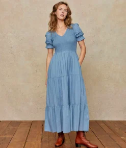Dresses^Christy Dawn The Brooklyn Dress Bluestone