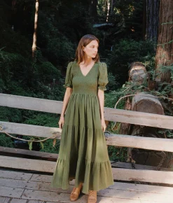 Dresses^Christy Dawn The Brooklyn Dress Forest Gauze