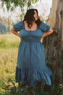 Dresses^Christy Dawn The Brynne Dress Extended Essence Blue