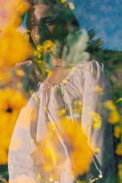 Tops & Blouses^Christy Dawn The Cale Blouse Pearl