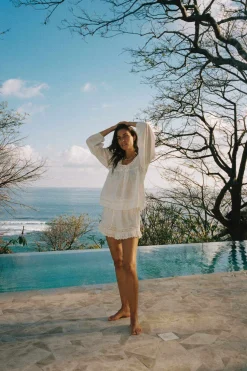 Tops & Blouses^Christy Dawn The Cale Blouse Pearl