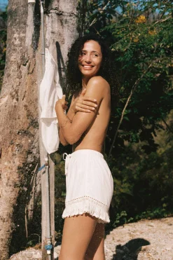 Bottoms^Christy Dawn The Cassia Short Pearl