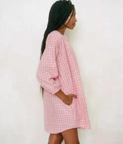 Dresses^Christy Dawn The Cheyene Dress Rose Basketweave