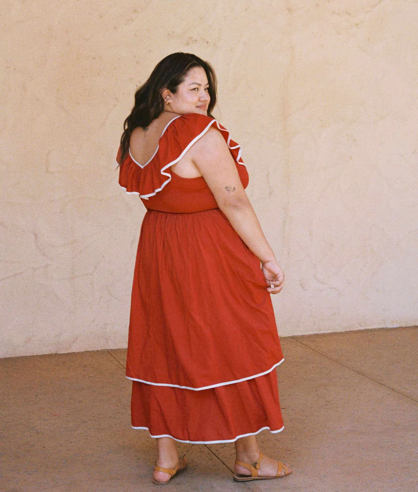 Dresses^Christy Dawn The Cierra Dress Extended Rojo Khadi