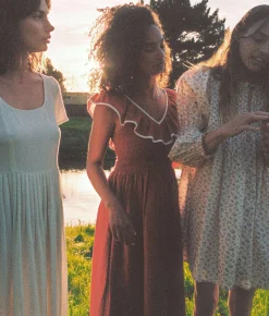 Dresses^Christy Dawn The Cierra Dress Petites Rojo Khadi
