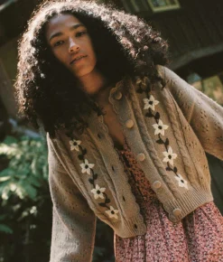 Dresses^Christy Dawn The Clover Cardigan Fawn