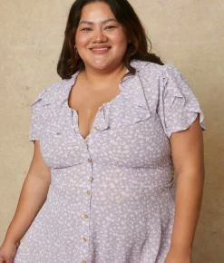 Dresses^Christy Dawn The Daisy Dress Extended Lavender Floral
