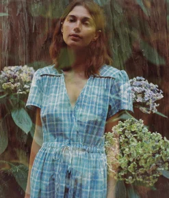 Dresses^Christy Dawn The Dawn Dress Cornflower Basketweave