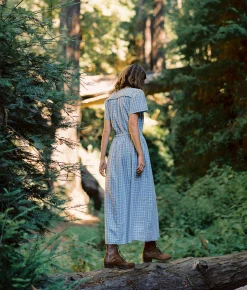 Dresses^Christy Dawn The Dawn Dress Cornflower Basketweave