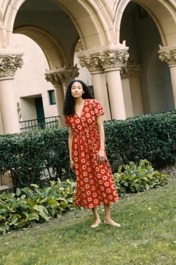 Dresses^Christy Dawn The Dawn Dress Crimson Daisy