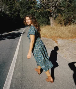 Dresses^Christy Dawn The Dawn Dress Navy Poppy