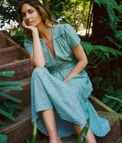 Dresses^Christy Dawn The Dawn Dress Berry Ditsy Teal
