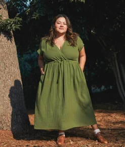Dresses^Christy Dawn The Dawn Dress Extended Forest Gauze
