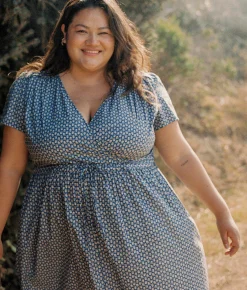 Extended Sizing^Christy Dawn The Dawn Dress Extended Aster Indigo