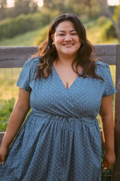 Extended Sizing^Christy Dawn The Dawn Dress Extended Essence Blue
