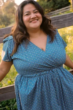 Extended Sizing^Christy Dawn The Dawn Dress Extended Essence Blue
