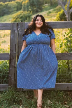 Extended Sizing^Christy Dawn The Dawn Dress Extended Essence Blue