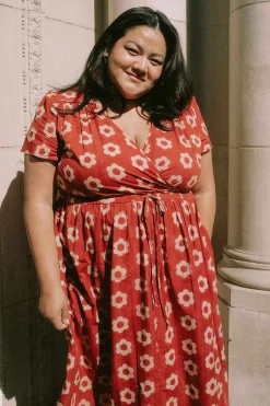 Extended Sizing^Christy Dawn The Dawn Dress Extended Crimson Daisy