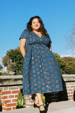 Extended Sizing^Christy Dawn The Dawn Dress Extended Indigo Daisy