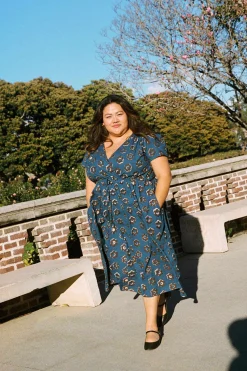 Extended Sizing^Christy Dawn The Dawn Dress Extended Indigo Daisy