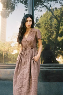 Dresses^Christy Dawn The Dawn Dress Petites Geo Ditsy Hickory