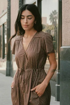 Dresses^Christy Dawn The Dawn Dress Petites Geo Ditsy Hickory