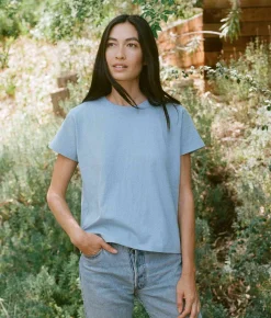 Tops & Blouses^Christy Dawn The Earth Tee Blue Corn