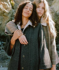 Jackets & Outerwear^Christy Dawn The Eleanor Coat Grey Herringbone