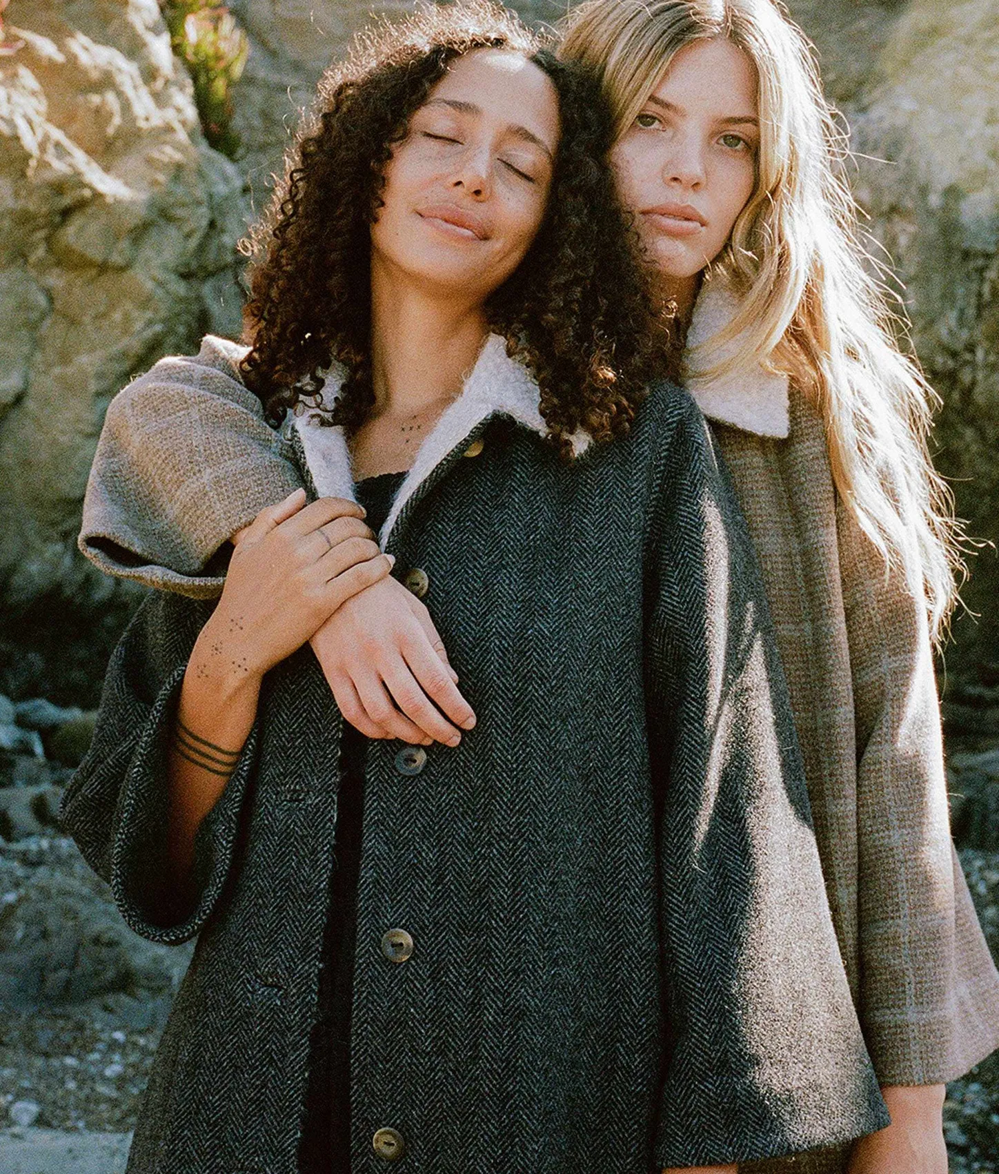 Jackets & Outerwear^Christy Dawn The Eleanor Coat Grey Herringbone
