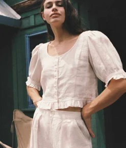 Dresses^Christy Dawn The Ellen Top Pearl Linen
