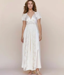Bridal^Christy Dawn The Fitzgerald Dress Pearl Silk