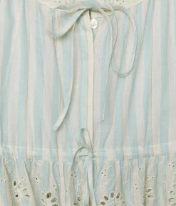 Dresses^Christy Dawn The Fynne Top Aqua Stripe