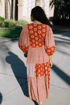 Dresses^Christy Dawn The Gina Dress Patchwork Reds