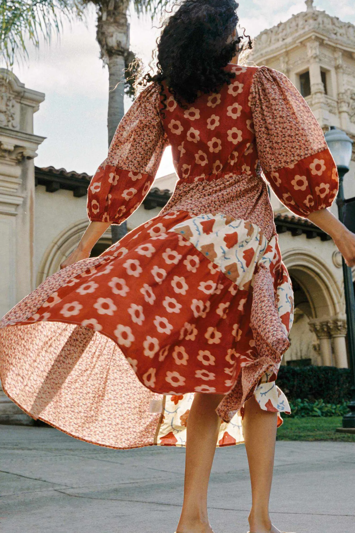 Dresses^Christy Dawn The Gina Dress Patchwork Reds