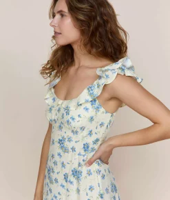 Dresses^Christy Dawn The Helina Dress Lilies In Bloom Silk